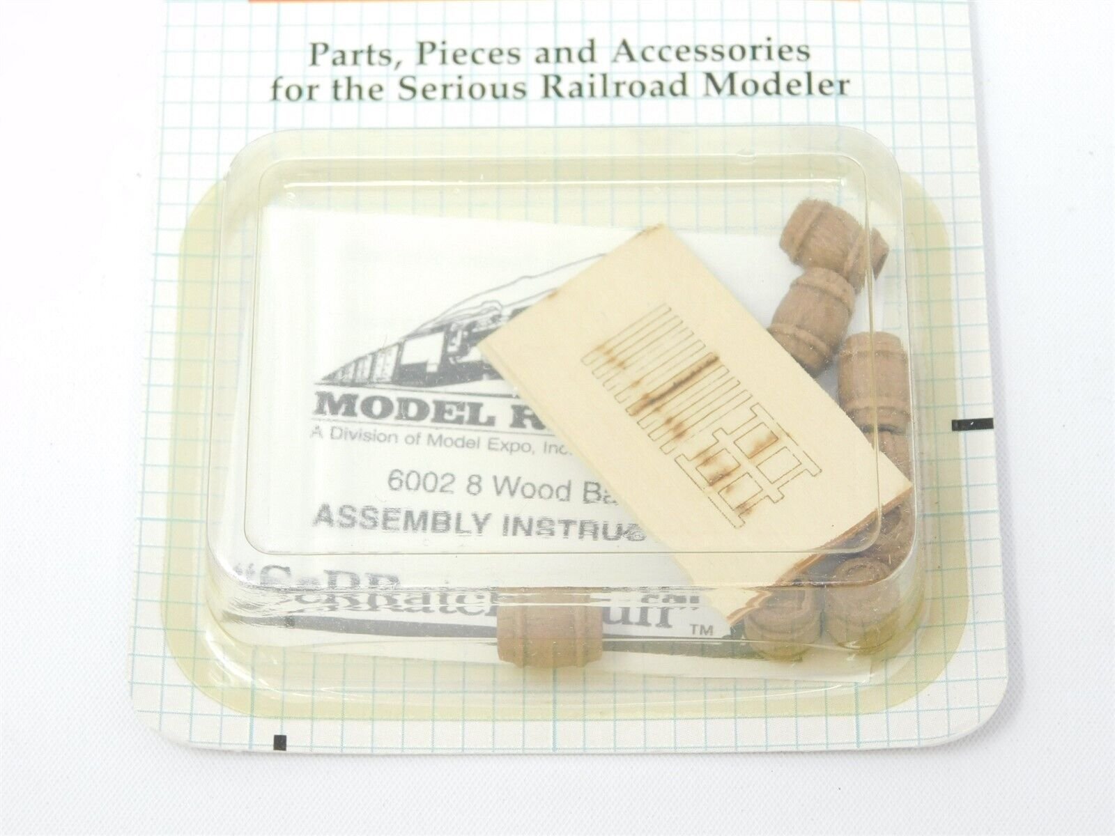 HO Scale Model Railways ScRRatch Stuff Kit #6002 Wood Barrels W/ Pallet