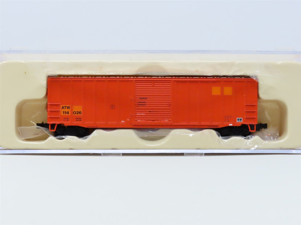 N Scale Atlas Trainman 39947 ATW Atlantic &amp; Western ACF 50&#39; Box Car #114026