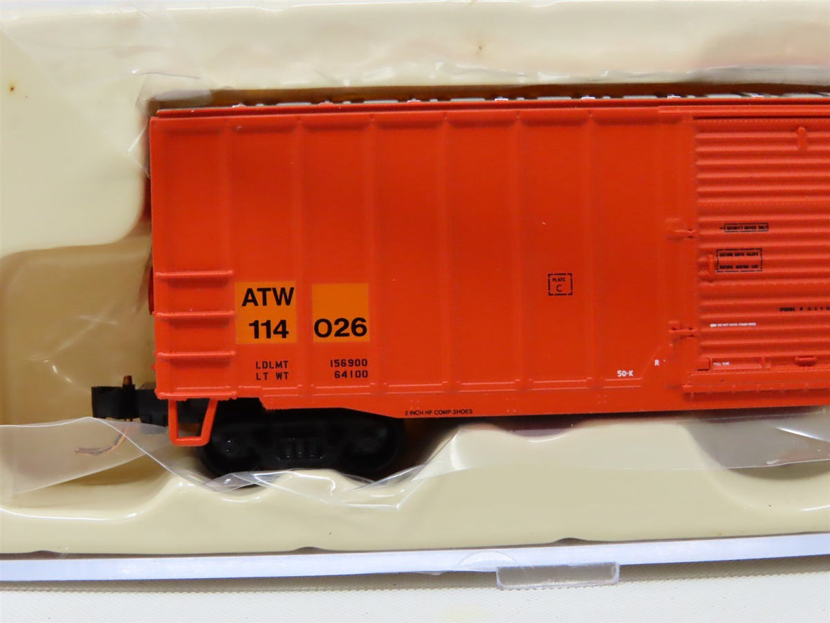 N Scale Atlas Trainman 39947 ATW Atlantic &amp; Western ACF 50&#39; Box Car #114026