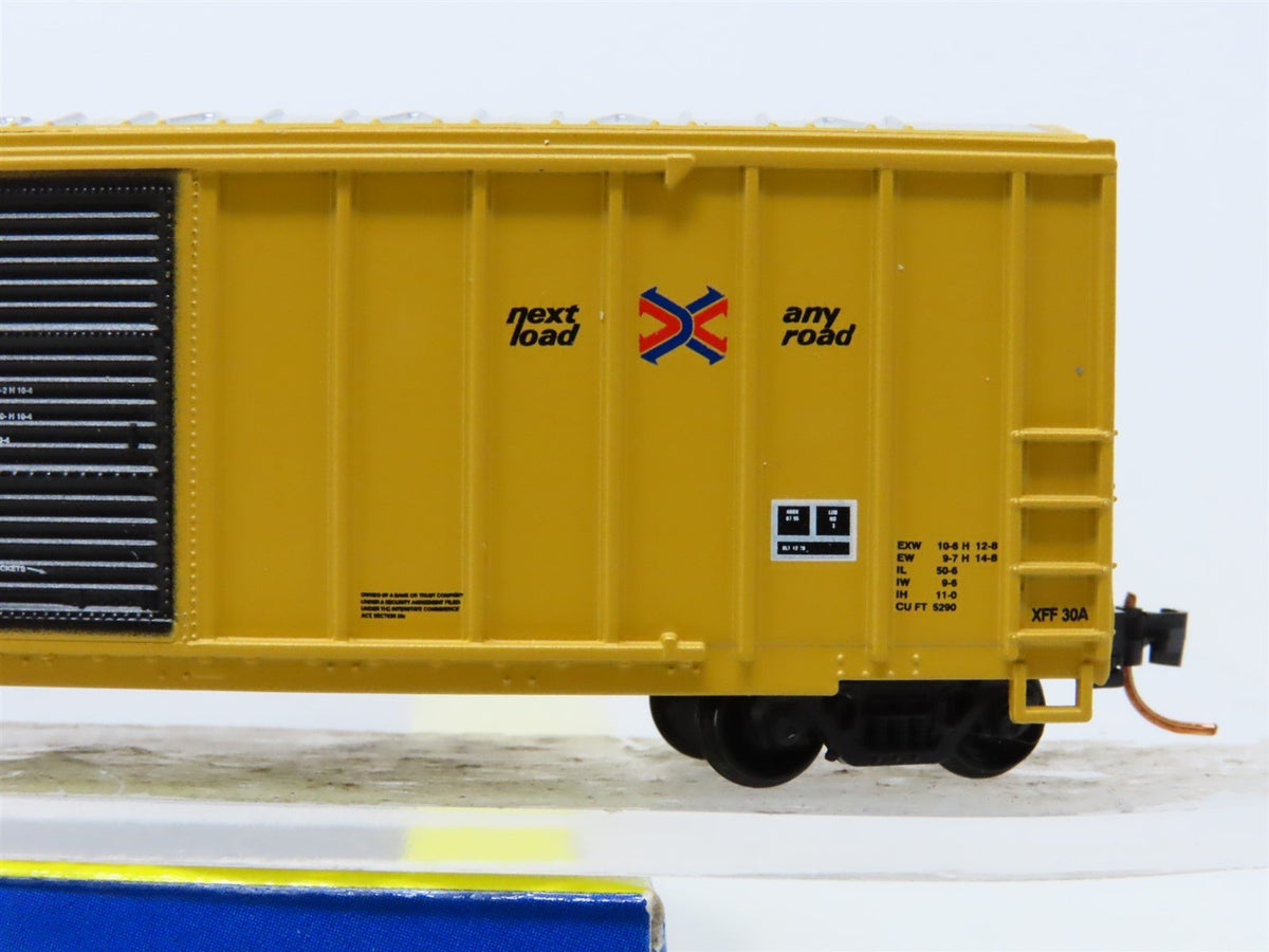 N Scale Athearn 11149 ABOX Railbox (late) 50&#39; Plug &amp; Sliding Door Box Car #51103