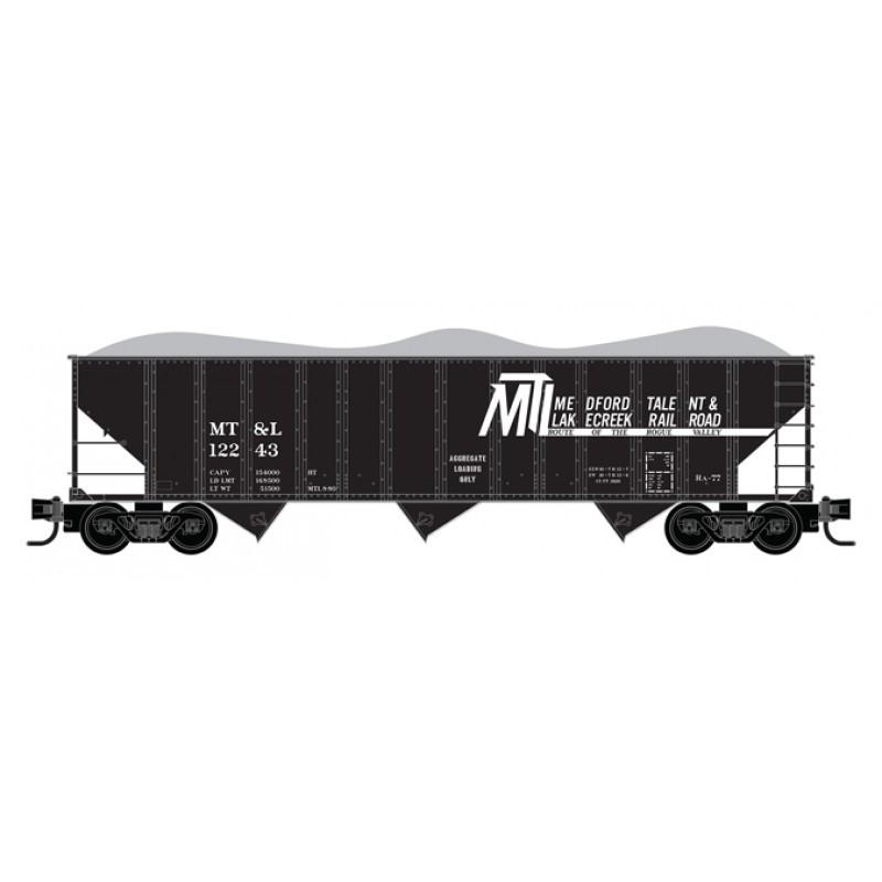 N Scale Micro-Trains MTL 10800570 Medford Talent &amp; Lakecreek 3-Bay Hopper #12243