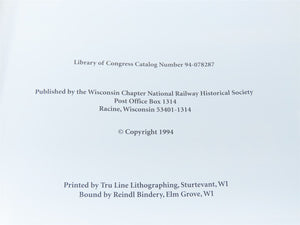 Wisconsin Rails II A Passage of Time by Bob Baker ©1994 SC Book
