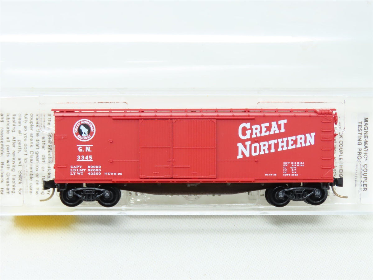 N Scale Micro-Trains MTL 43040 GN Great Northern &quot;The Goat&quot; 40&#39; Box Car #3345