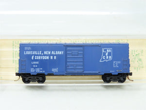 N Scale Micro-Trains MTL Kadee 24314 LNAC 40' Steel Box Car #144 - Blue Label