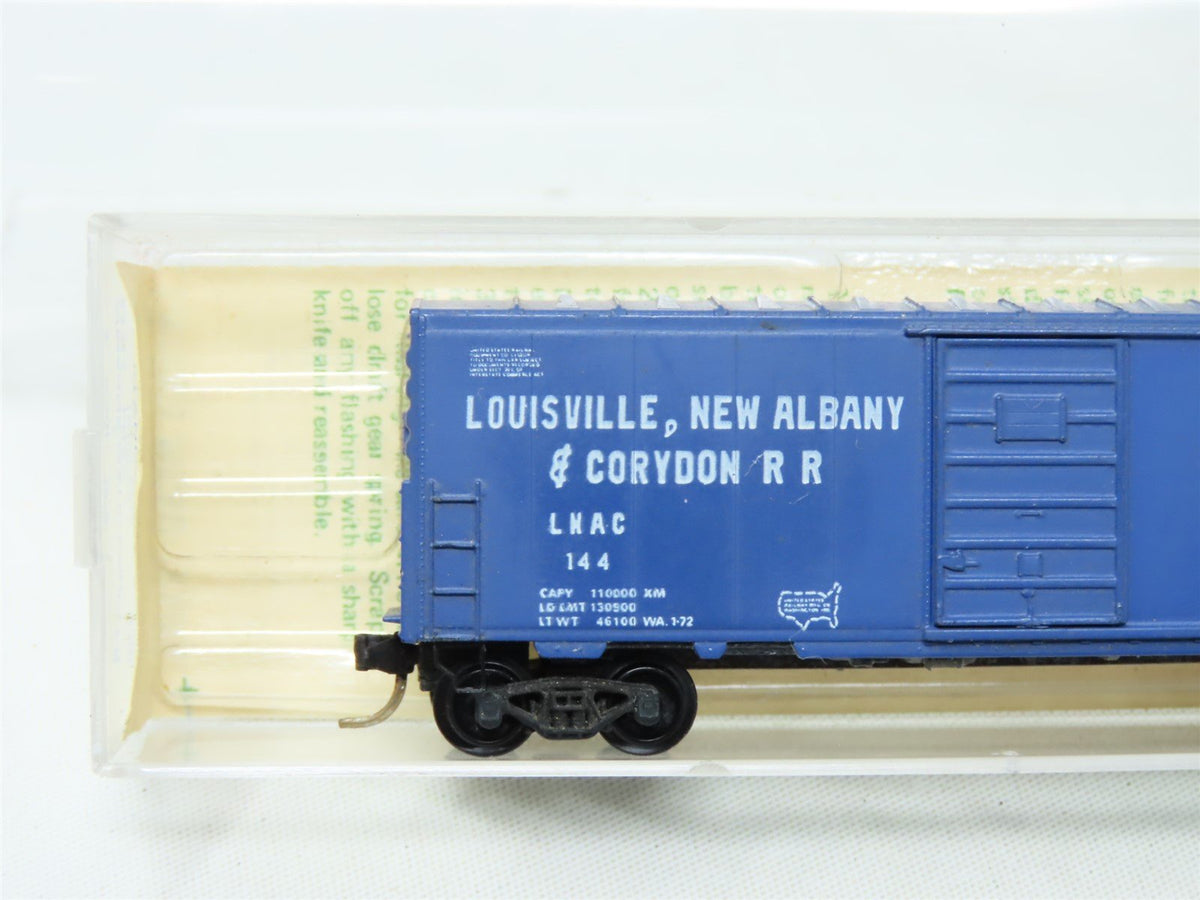 N Scale Micro-Trains MTL Kadee 24314 LNAC 40&#39; Steel Box Car #144 - Blue Label