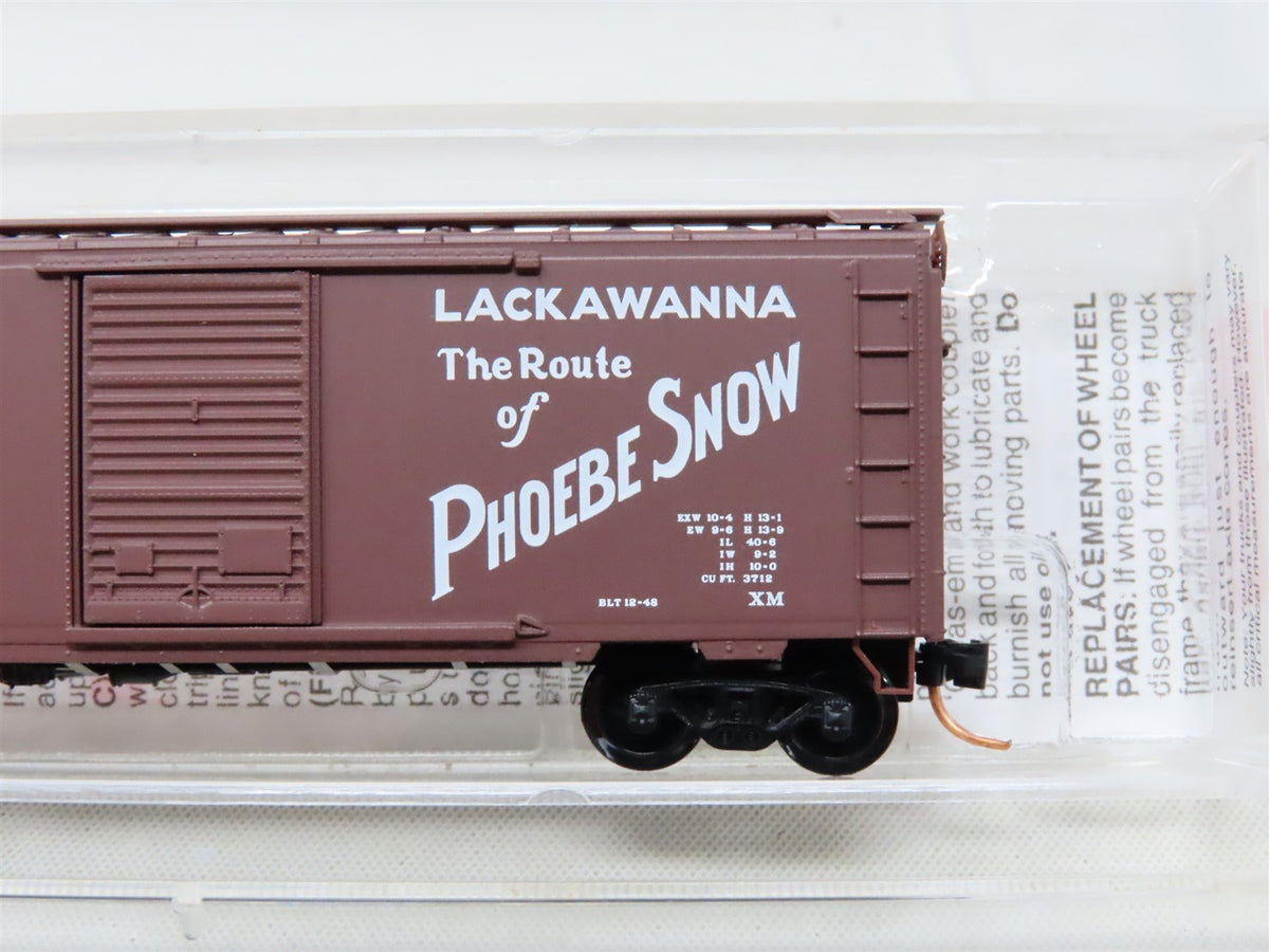 N Scale Micro-Trains MTL #20667 DL&amp;W &quot;Phoebe Snow Route&quot; 40&#39; Box Car #52831