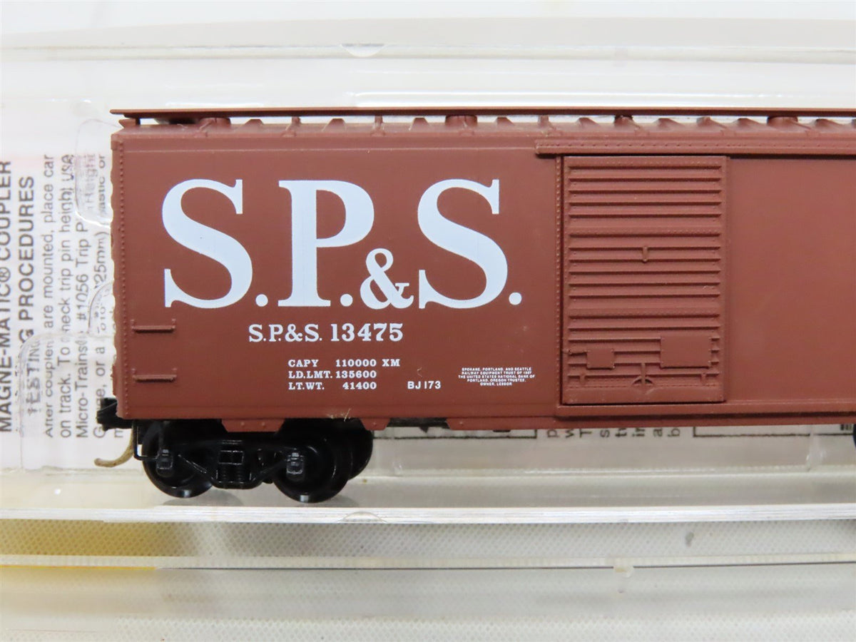 N Micro-Trains MTL #20246 SP&amp;S Spokane Portland &amp; Seattle 40&#39; Box Car #13475