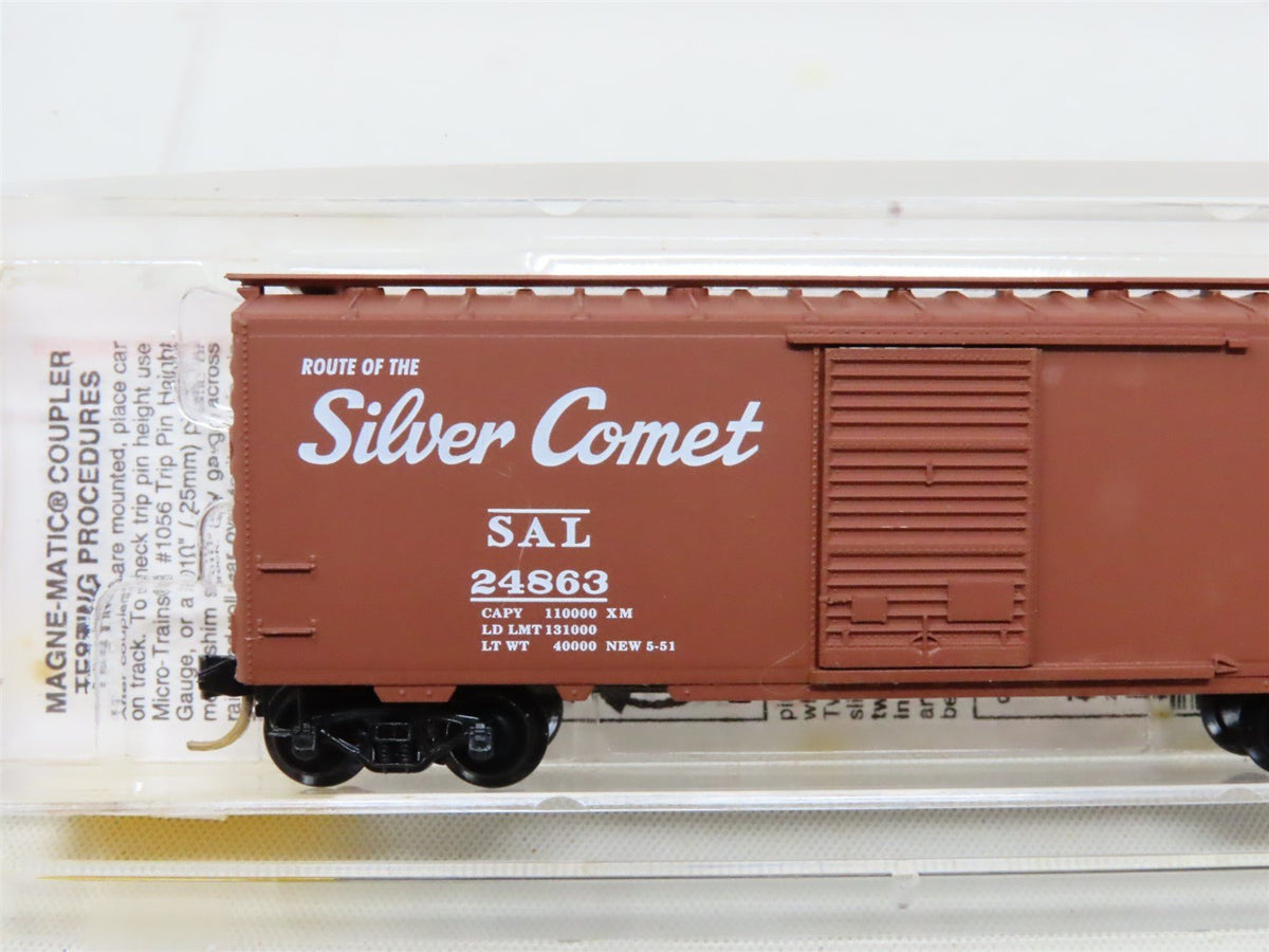 N Scale Micro-Trains MTL #20660 SAL Seaboard Silver Comet 40&#39; Box Car #24863