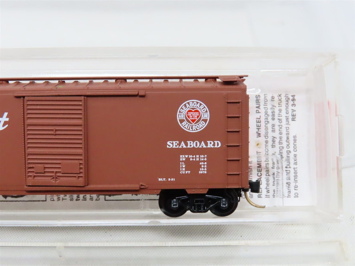 N Micro-Trains MTL #20660 SAL Seaboard Air Line Silver Comet 40&#39; Box Car #24863