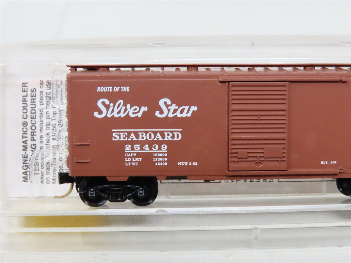 N Micro-Trains MTL #20650 SAL Seaboard Air Line Silver Star 40&#39; Box Car #25439