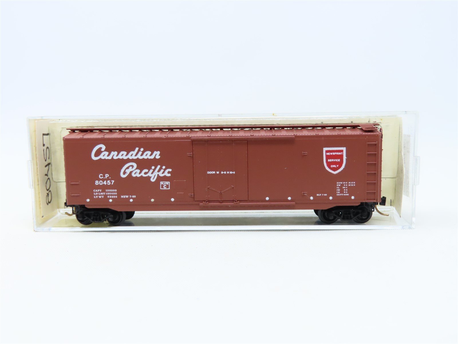 N Kadee Micro-Trains MTL 32000 BLW 104-1 CP Canadian Pacific 50' Box Car #80457