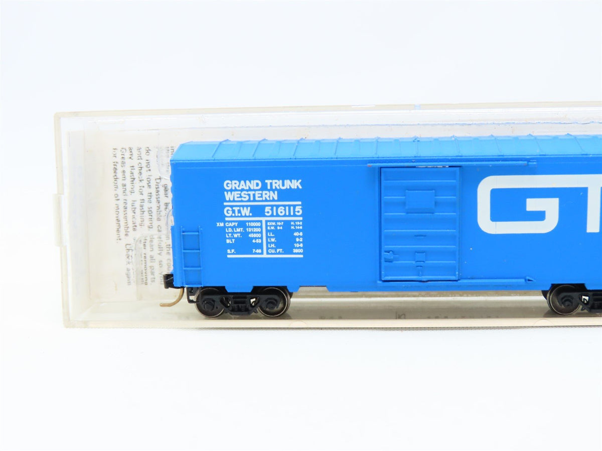 N Kadee Micro-Trains MTL BLW-67 GTW Grand Trunk Western 40&#39; Box Car #516115