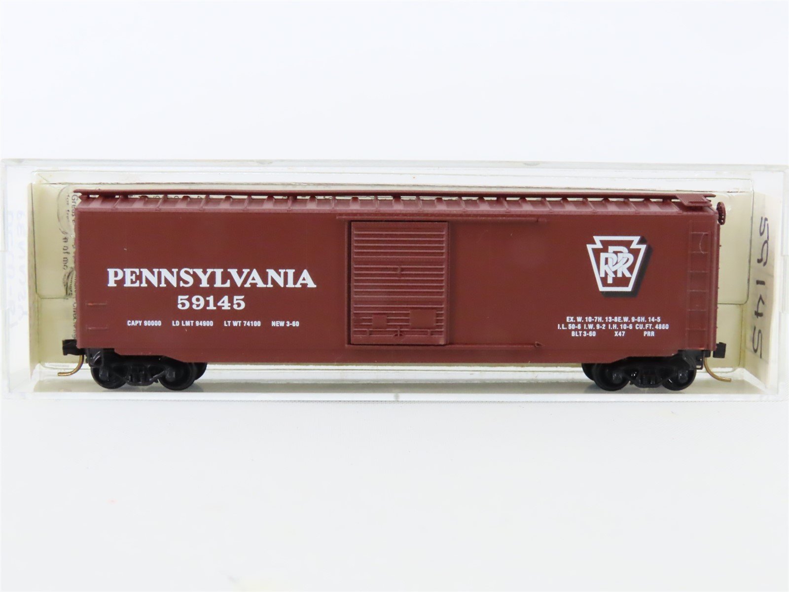 N Scale Kadee Micro-Trains MTL BLW-61 PRR Pennsylvania 50' Box Car #59145