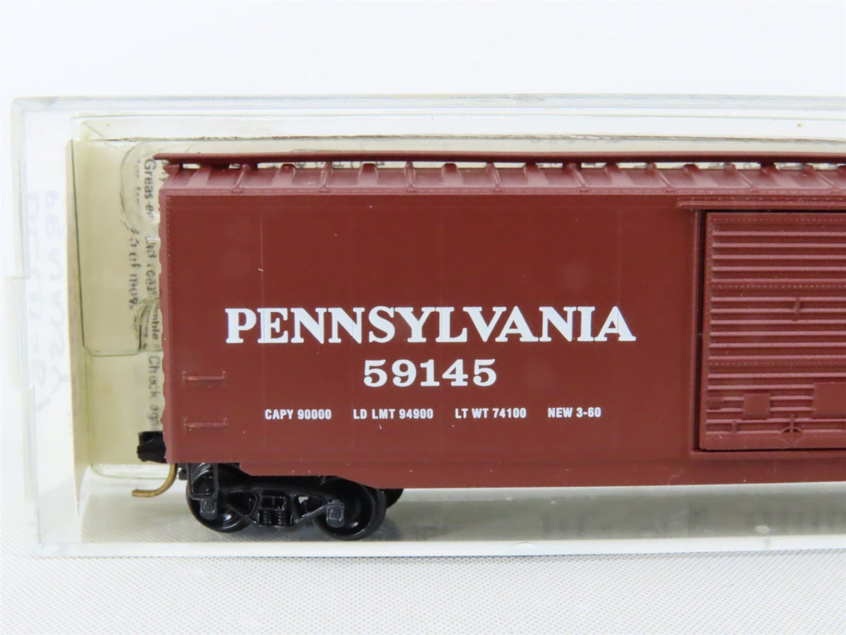 N Scale Kadee Micro-Trains MTL BLW-61 PRR Pennsylvania 50&#39; Box Car #59145