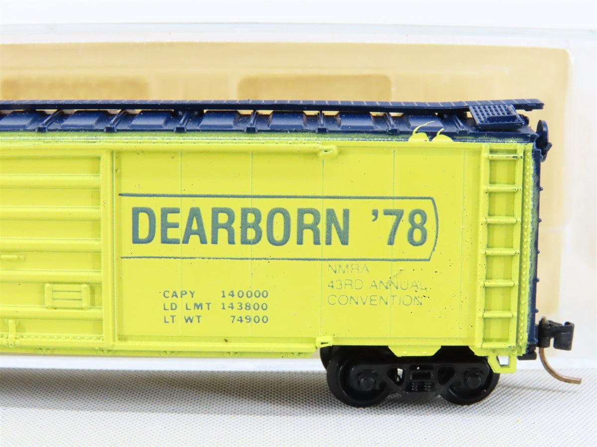 N Con-Cor NMRA Dearborn &#39;78 Convention WE Wolverine Express 50&#39; Box Car #73178