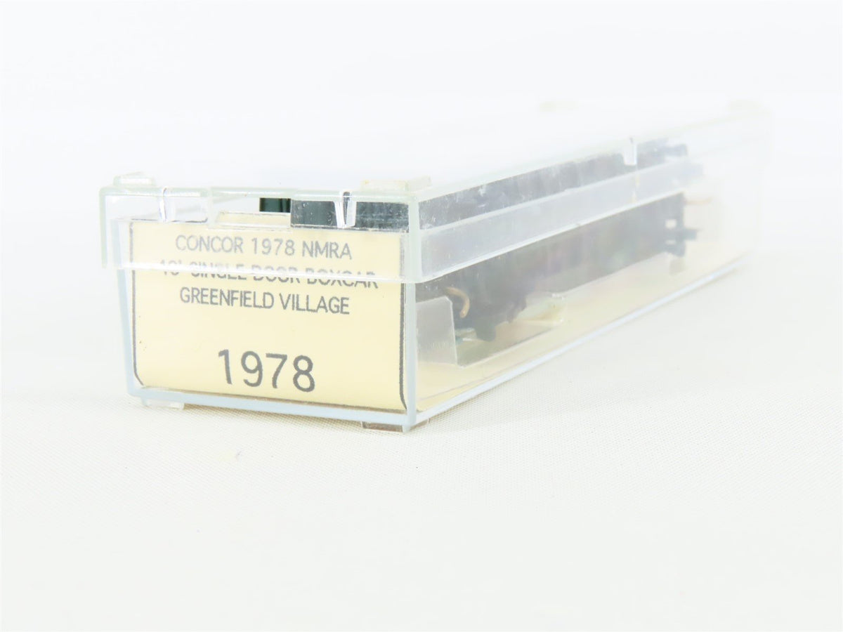 N Scale Con-Cor NMRA &#39;78 Convention GVRR Greenfield Village 40&#39; Box Car #1978