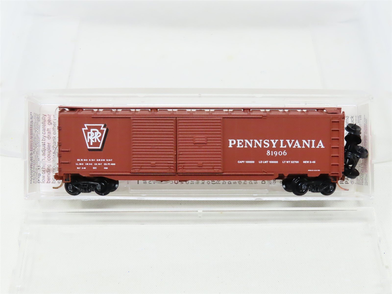 N Scale Micro-Trains MTL 78010 PRR Pennsylvania Boxcar #82023