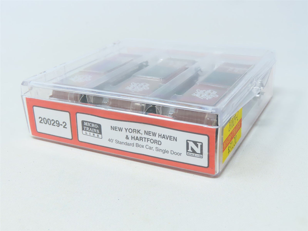 N Micro-Trains MTL #20029-2 NH New York New Haven &amp; Hartford 40&#39; Box Car 3-Pack