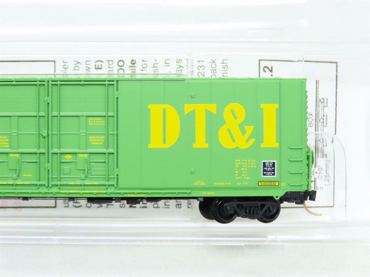 N Scale Micro-Trains MTL 102010 DTI Detroit Toledo &amp; Ironton 60&#39; Box Car #25915