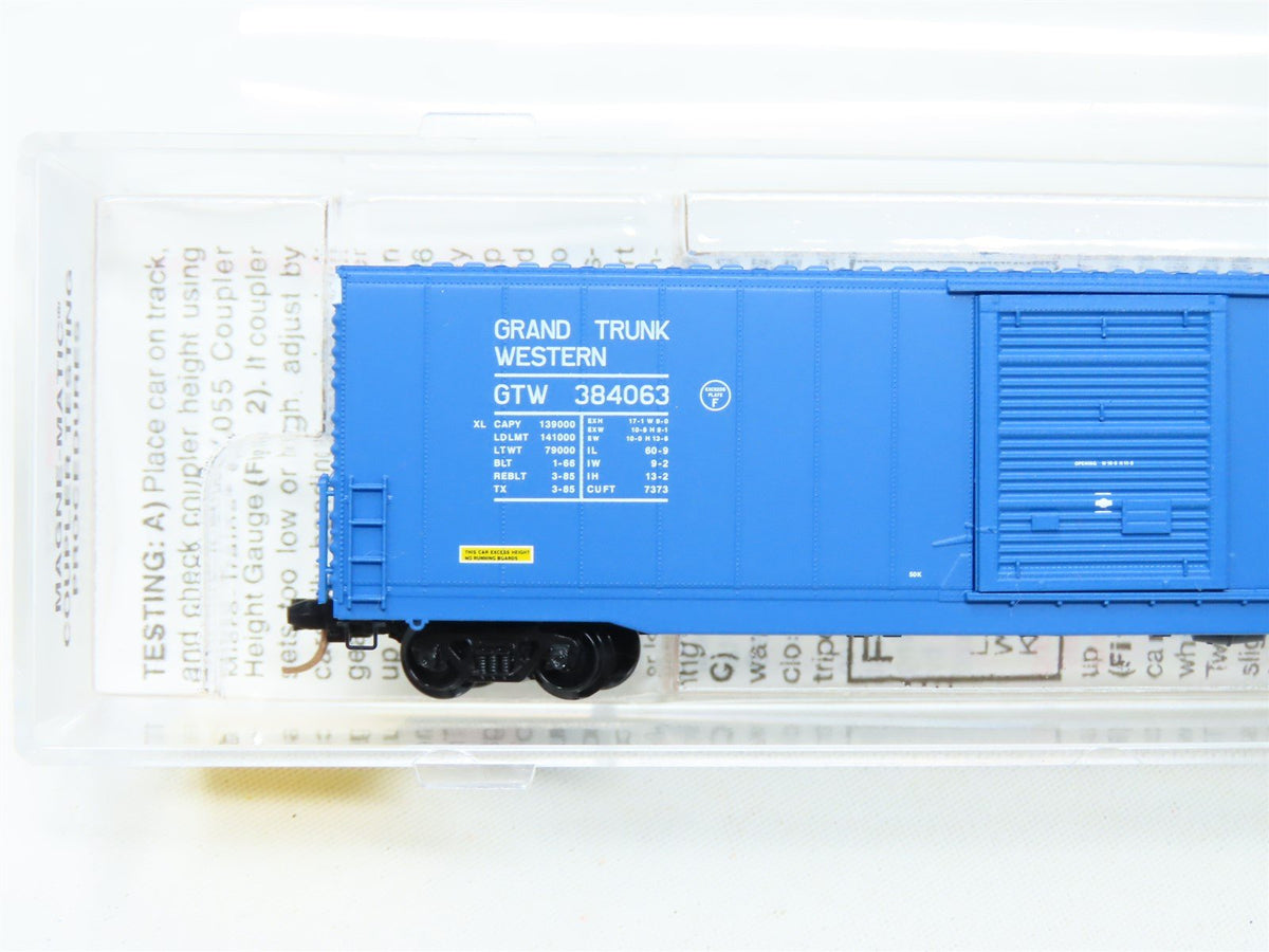 N Scale Micro-Trains MTL 104010 GTW Grand Trunk Western 60&#39; Box Car #384063
