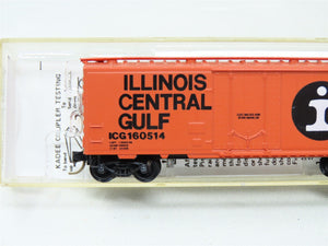 N Scale Kadee Micro-Trains MTL 21070 ICG Illinois Central Gulf Box Car #160514