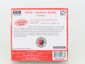 N Scale Micro-Trains MTL #69152 NPMX Northern Pacific Mechanical Reefer 3-Pk.