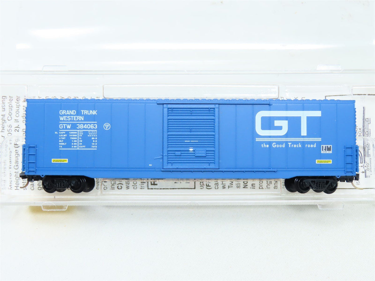 N Scale Micro-Trains MTL 104010 GTW Grand Trunk Western 60&#39; Box Car #384063