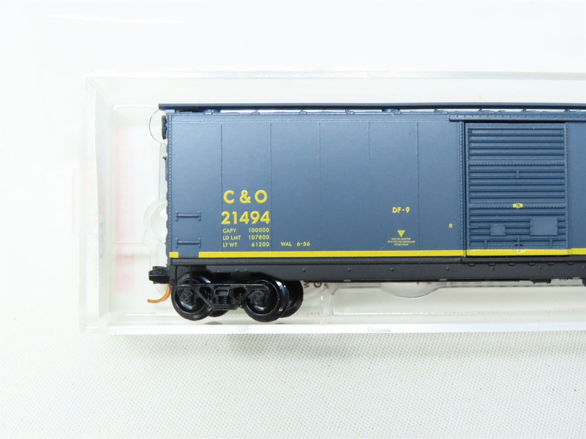 N Scale Micro-Trains MTL 03100076 C&amp;O &quot;The Chessie Route&quot; 50&#39; Boxcar #21494