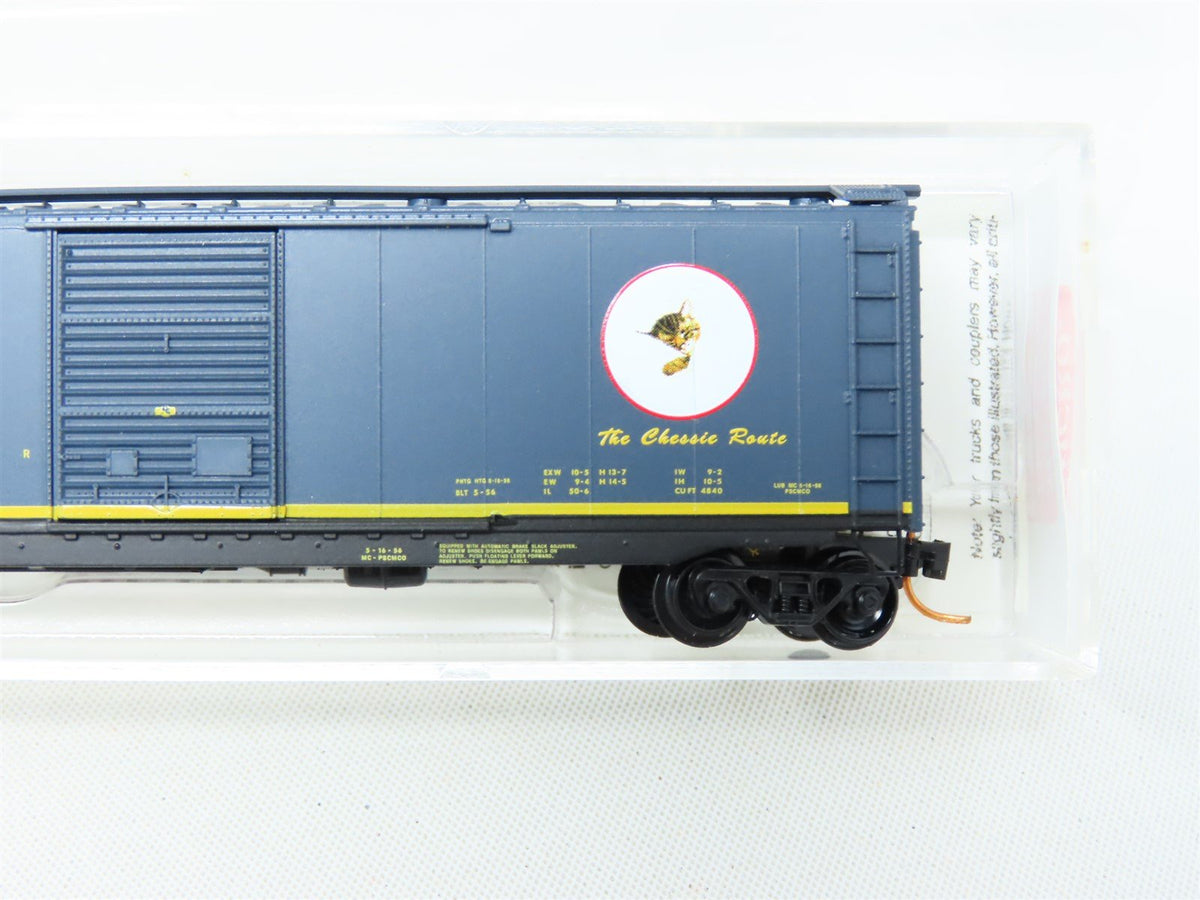 N Scale Micro-Trains MTL 03100076 C&amp;O &quot;The Chessie Route&quot; 50&#39; Boxcar #21494