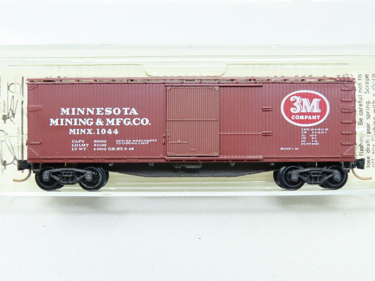 N Micro-Trains MTL Kadee 42090 MINX Minnesota Mining &amp; MFG Co. 40&#39; Box Car #1044