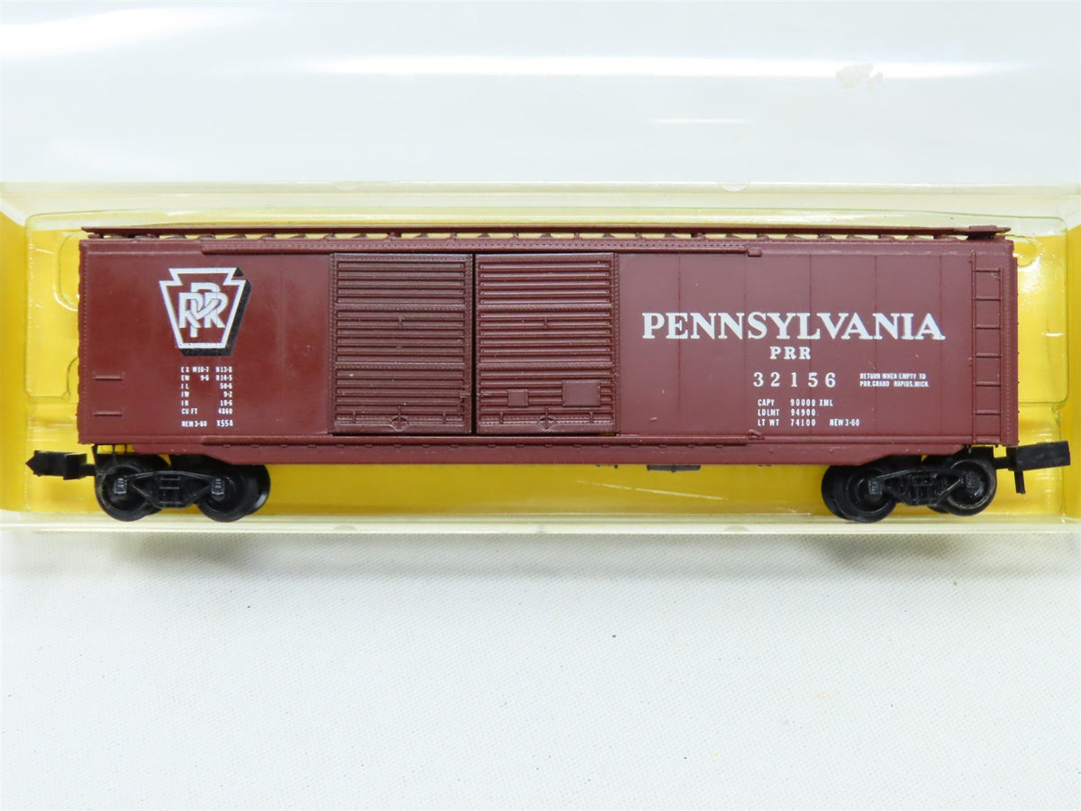 N Micro-Trains MTL Kadee 34472-1 PRR Pennsylvania 50&#39; Box Car #32156-Blue Label