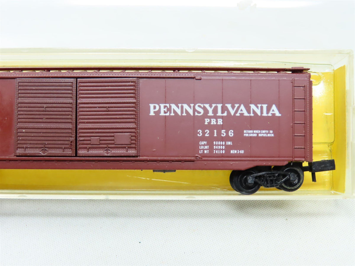 N Micro-Trains MTL Kadee 34472-1 PRR Pennsylvania 50&#39; Box Car #32156-Blue Label