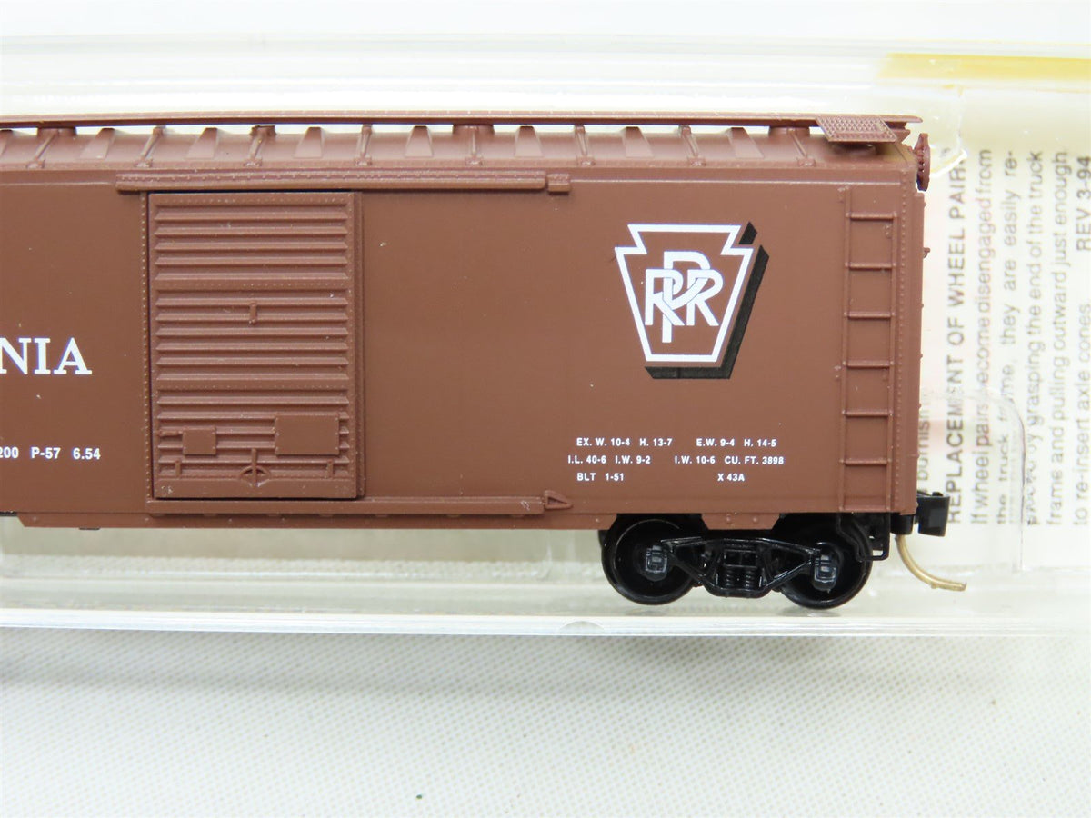 N Scale Micro-Trains MTL 20780-2 PRR Pennsylvania 40&#39; Single Door Boxcar #603120