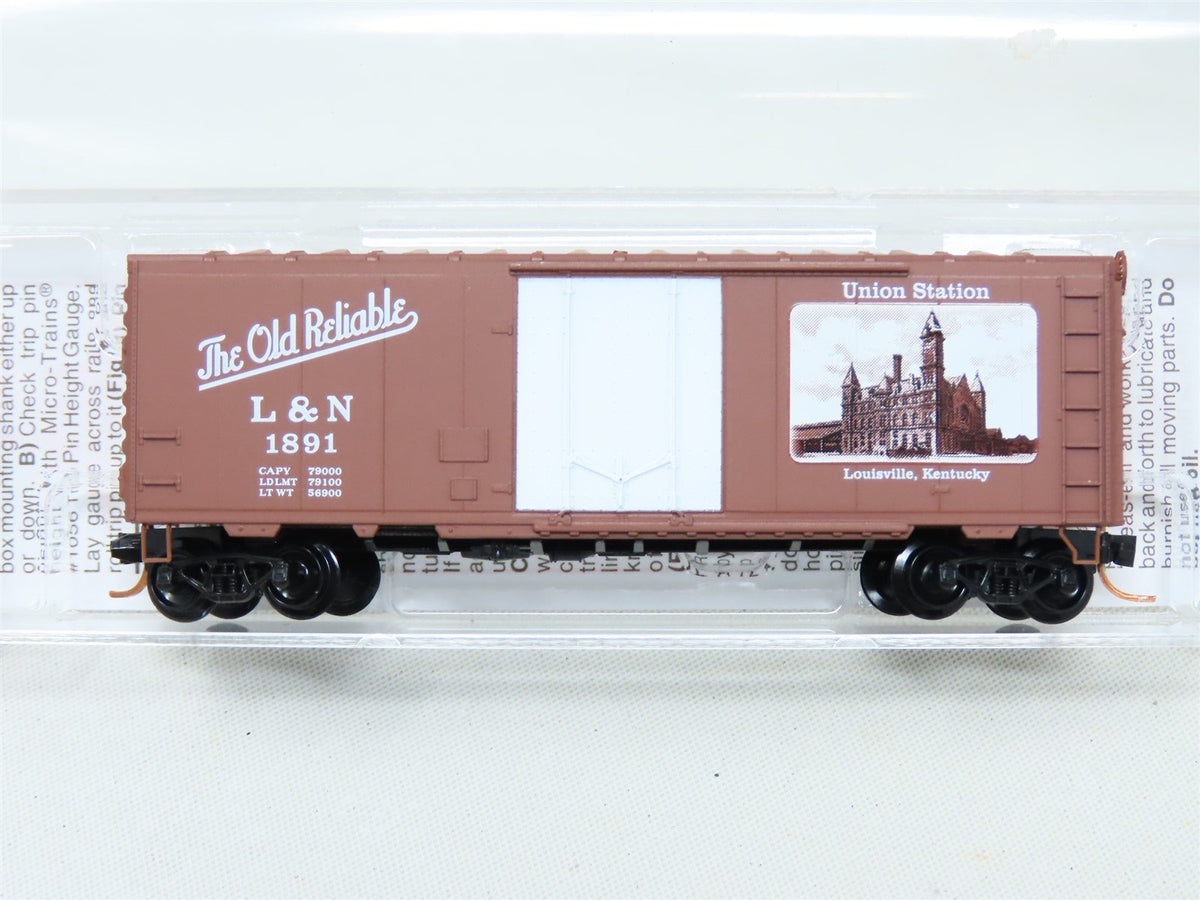 N Scale Micro-Trains MTL Special Run L&amp;N &quot;Old Reliable&quot; Plug Door Box Car #1891
