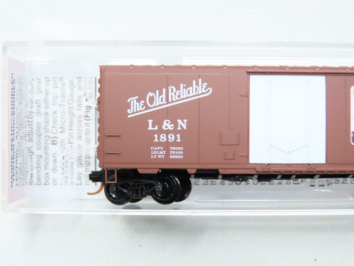 N Scale Micro-Trains MTL Special Run L&amp;N &quot;Old Reliable&quot; Plug Door Box Car #1891