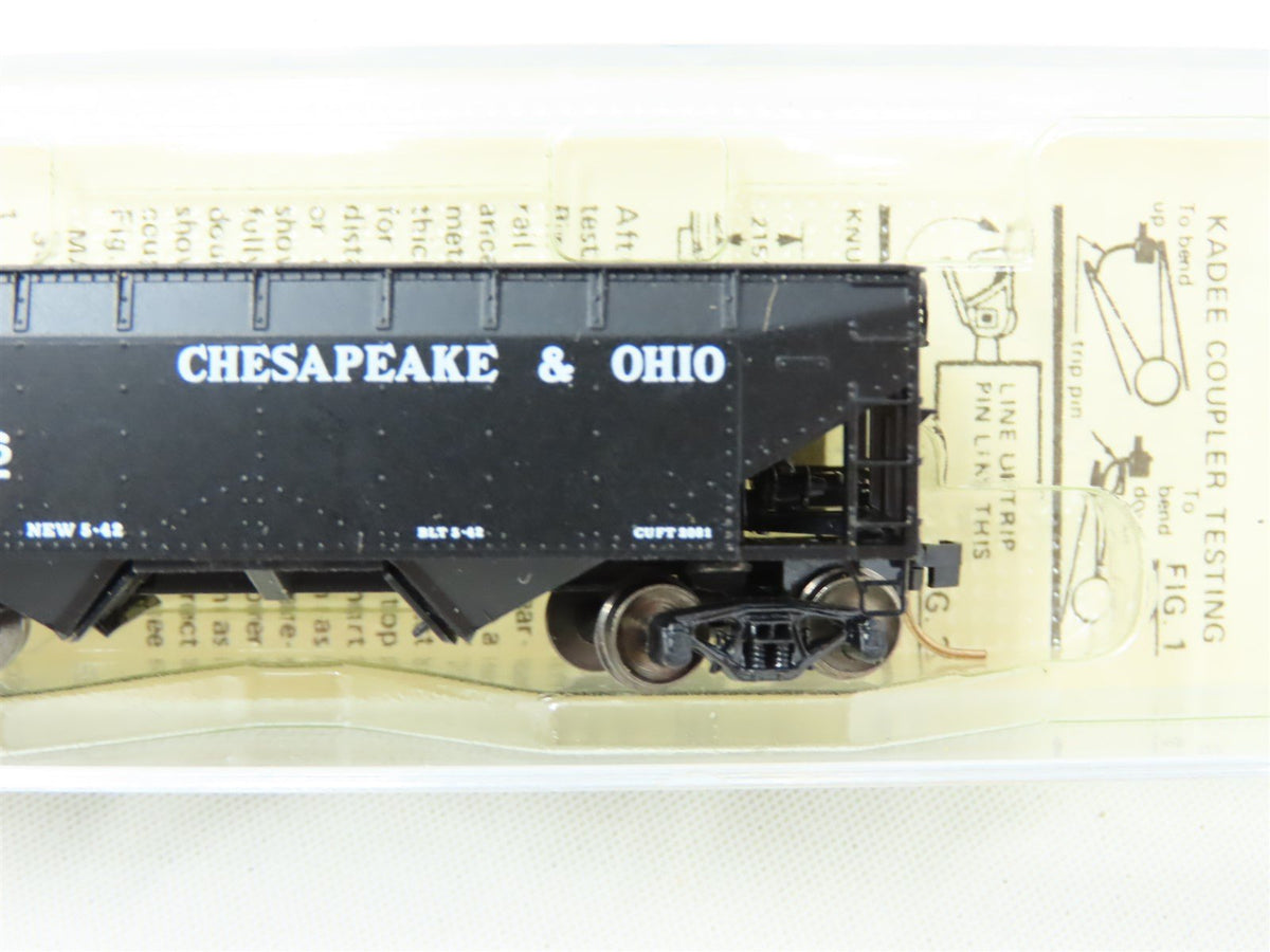 N Scale Micro-Trains MTL Kadee 55030 C&amp;O Chesapeake &amp; Ohio 2-Bay Hopper #52546