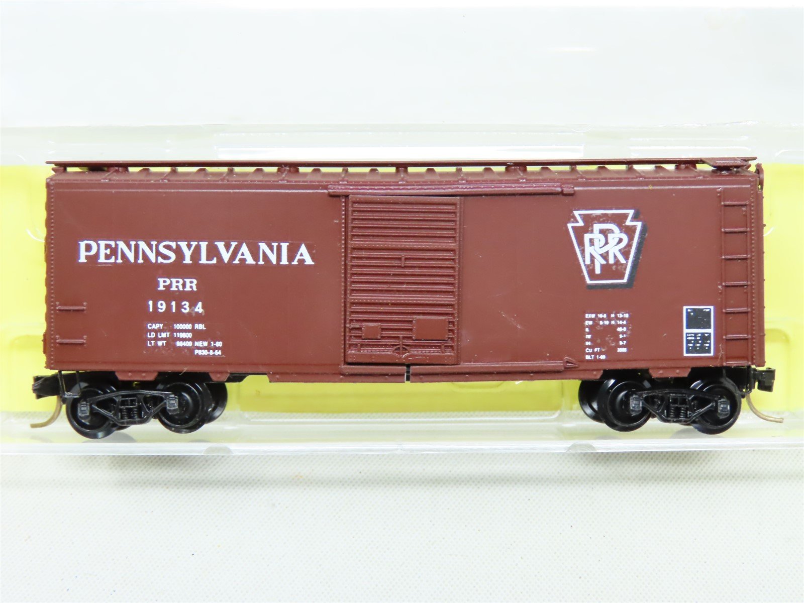 N Scale Micro-Trains MTL Al's Kustom PRR Pennsylvania Single Door Box Car #19134