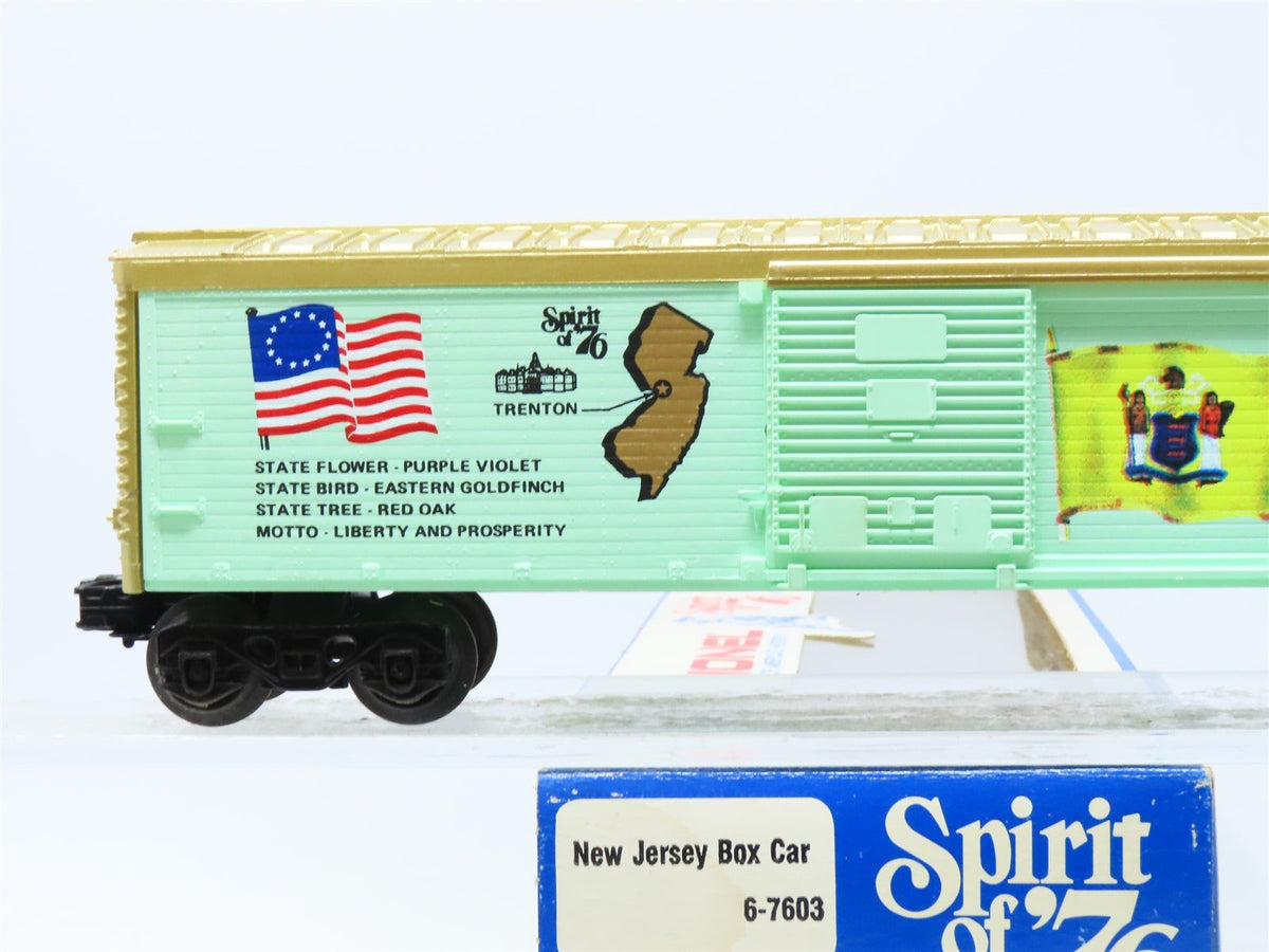 O Gauge 3-Rail Lionel 6-7603 Spirit of &#39;76 &quot;State of New Jersey&quot; 40&#39; Box Car