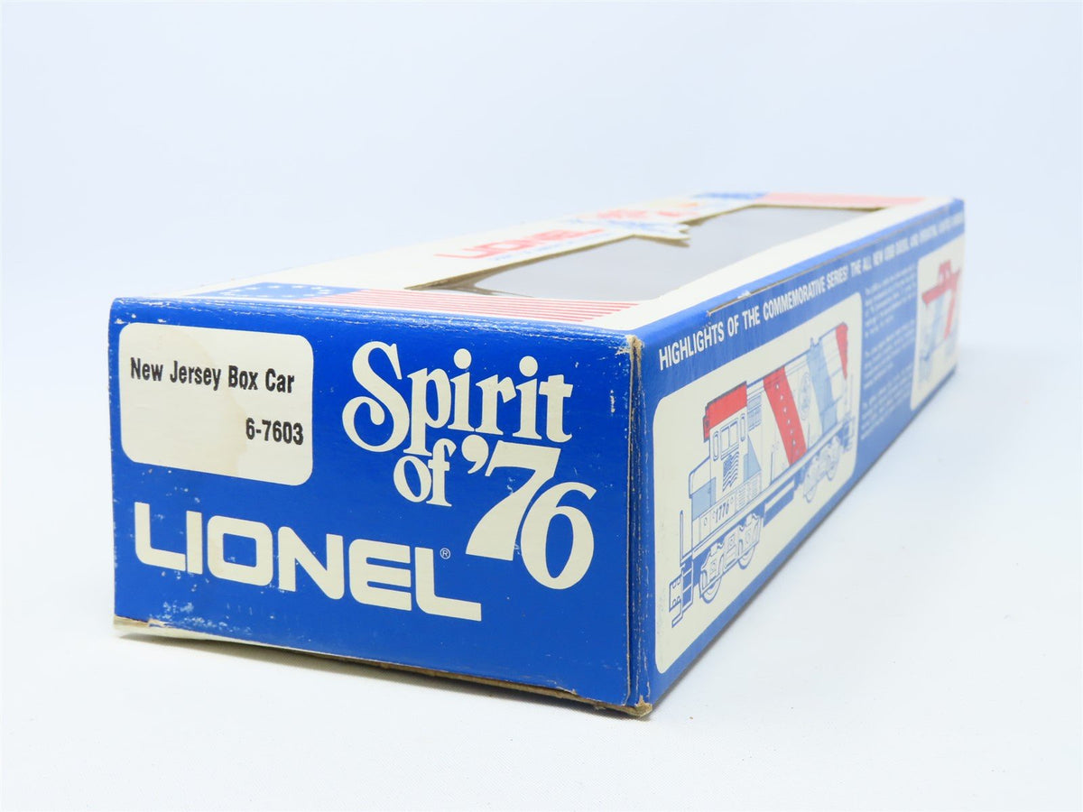 O Gauge 3-Rail Lionel 6-7603 Spirit of &#39;76 &quot;State of New Jersey&quot; 40&#39; Box Car