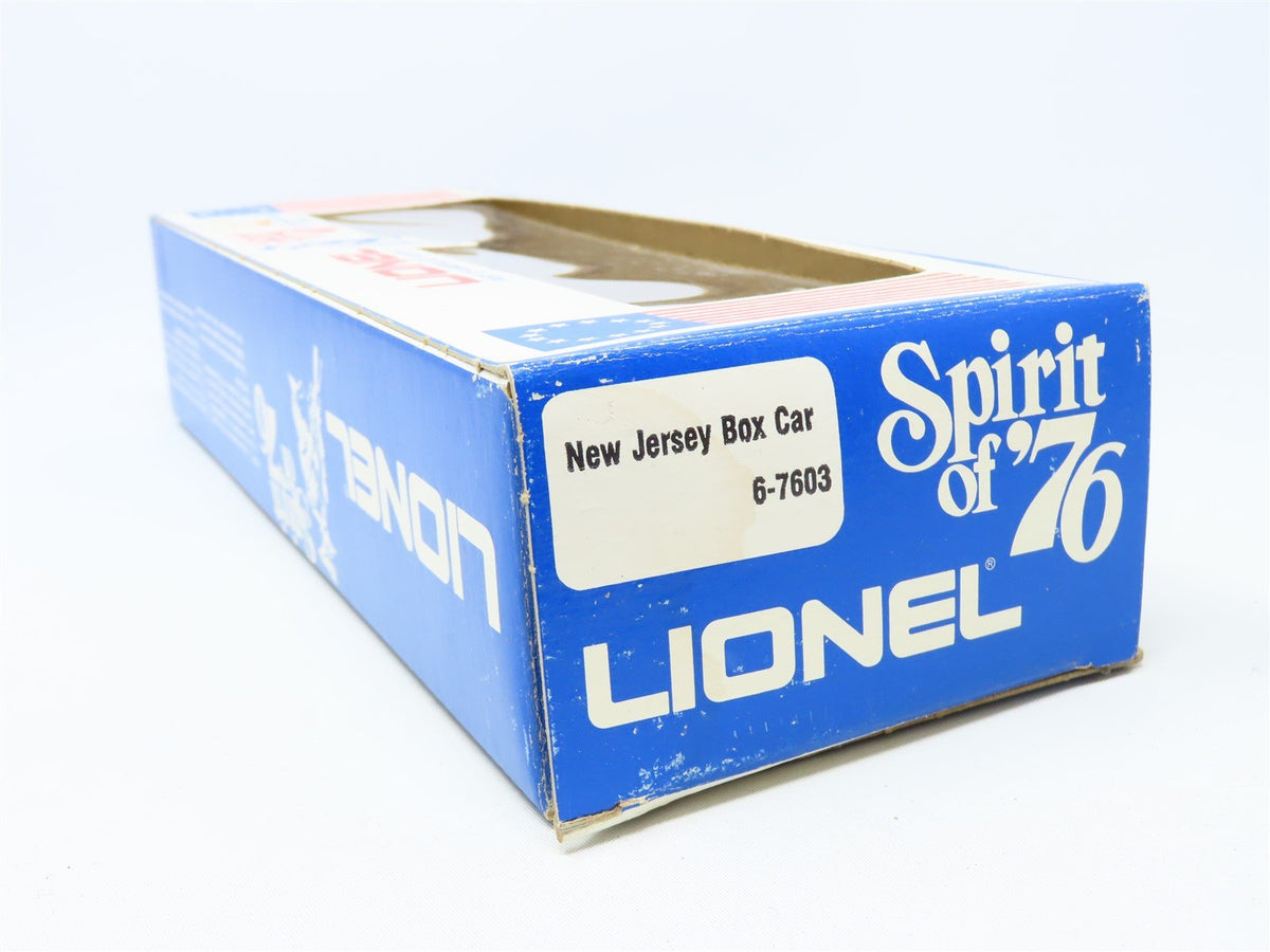 O Gauge 3-Rail Lionel 6-7603 Spirit of &#39;76 &quot;State of New Jersey&quot; 40&#39; Box Car