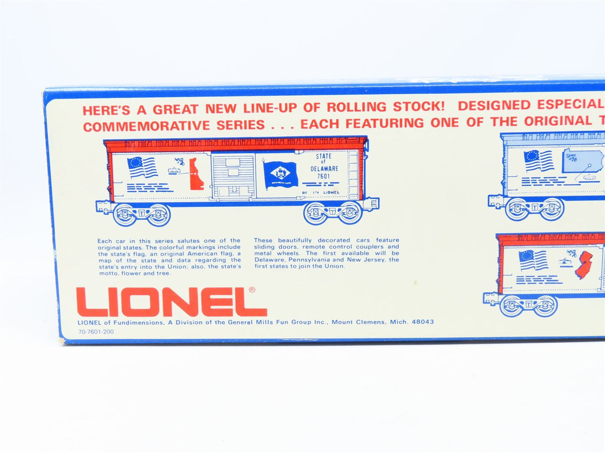 O Gauge 3-Rail Lionel 6-7603 Spirit of &#39;76 &quot;State of New Jersey&quot; 40&#39; Box Car