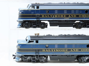 HO Athearn B&O Baltimore & Ohio F7A/B/A Diesel Set #4416/4434/4427 - Custom