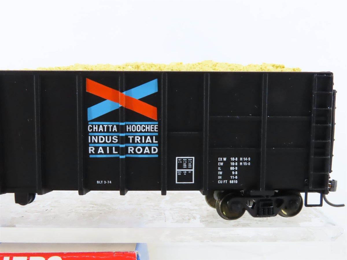 HO Scale Walthers 932-4056 CIRR Chattahoochee Wood Chip Car #5105 w/ Custom Load