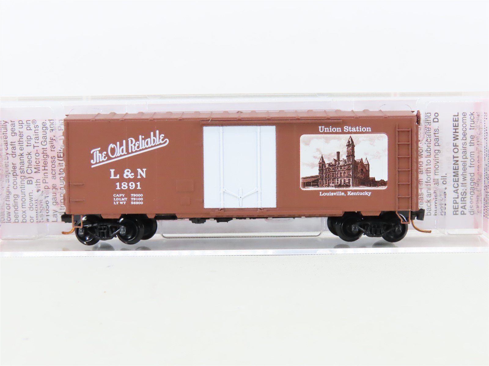 N Scale Micro-Trains MTL NSC 08-01 L&N Louisville & Nashville 40' Boxcar #1891