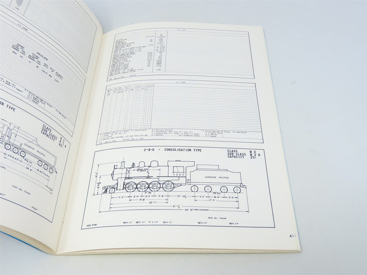 Canadian Pacific Railway Diagrams &amp; Data, Edited by Omar Lavallee ©1985 SC Book