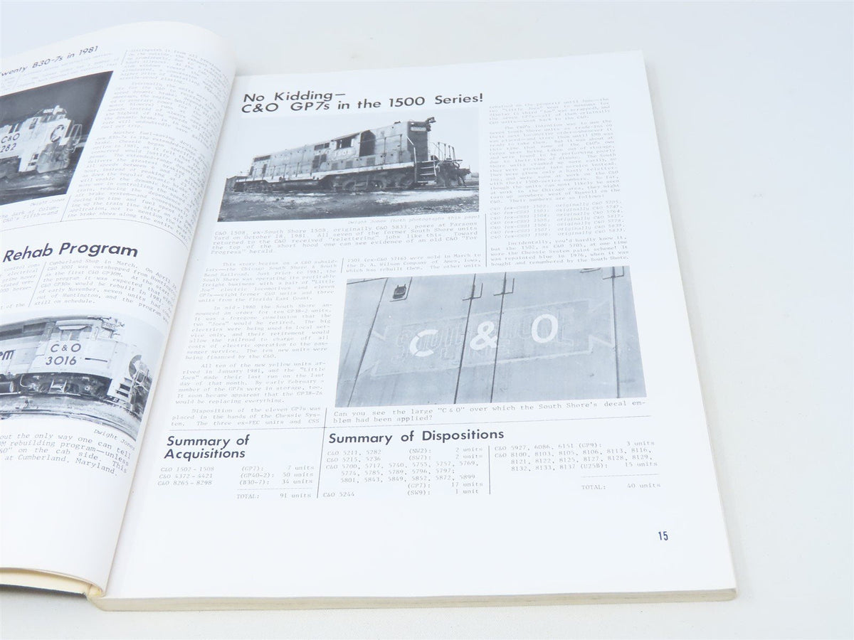 Chesapeake &amp; Ohio Diesel Review by Carl W. Shaver ©1982 SC Book