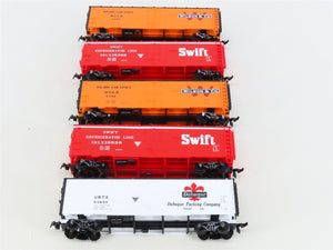 Lot of 5 HO Scale Walthers URTX/SRLX/WCLX Reefer Cars