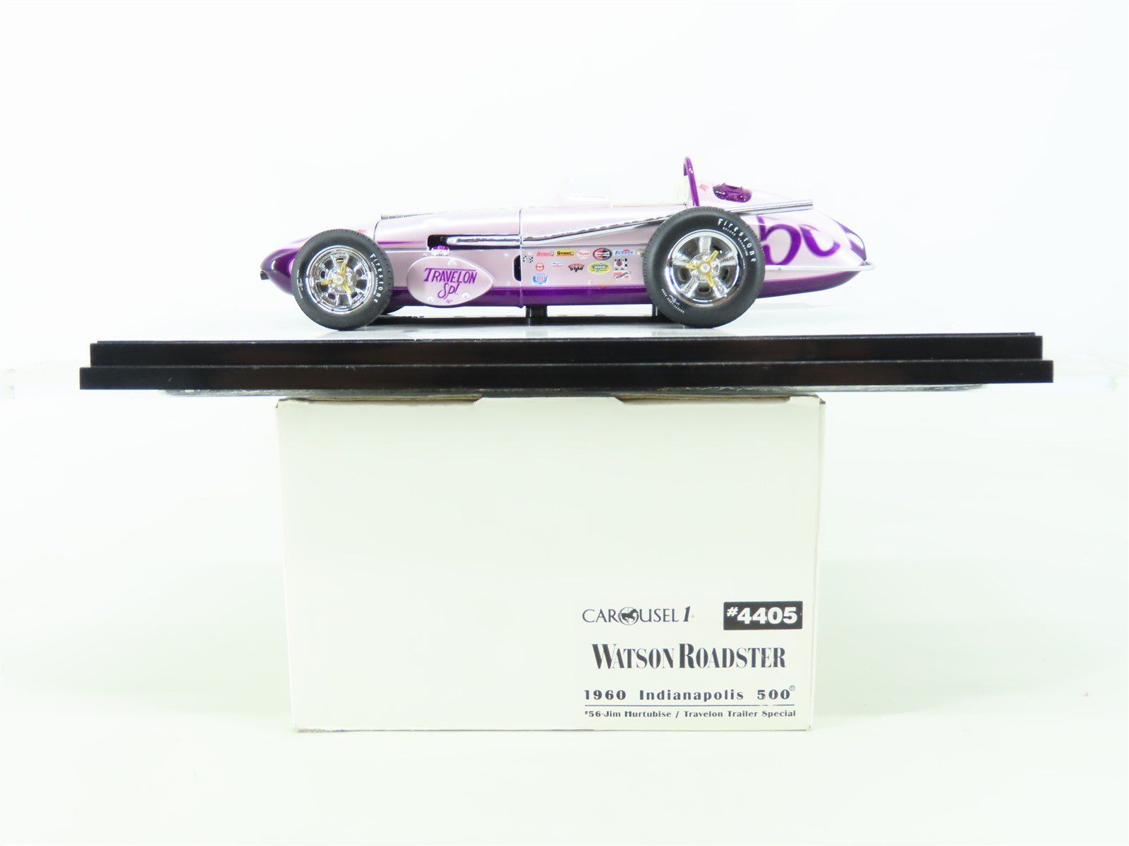 1:18 Scale Carousel 1 #4405 1960 Indianapolis 500 Watson Roadster #56 w/ COA