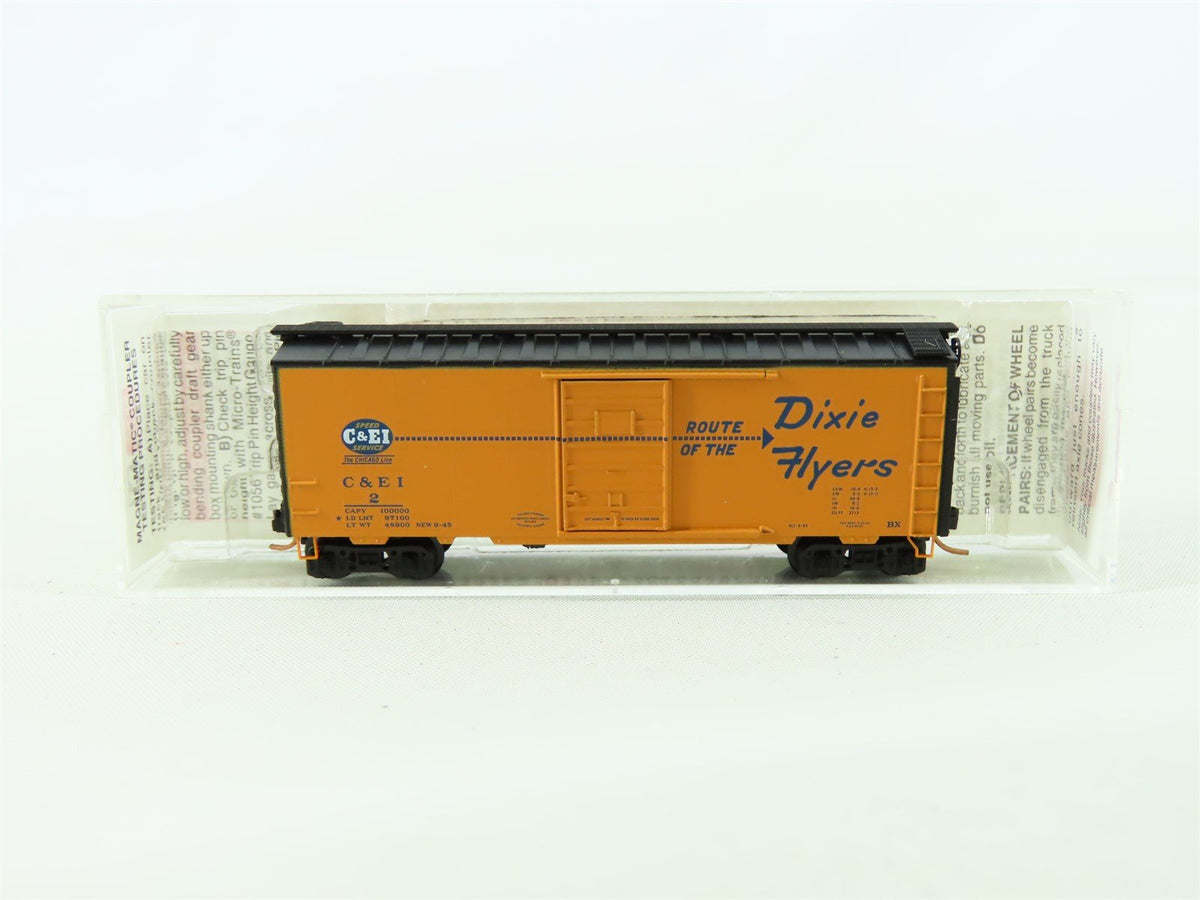 N Scale Micro-Trains MTL 02000702 C&amp;EI Chicago &amp; Eastern Illinois 40&#39; Boxcar #2