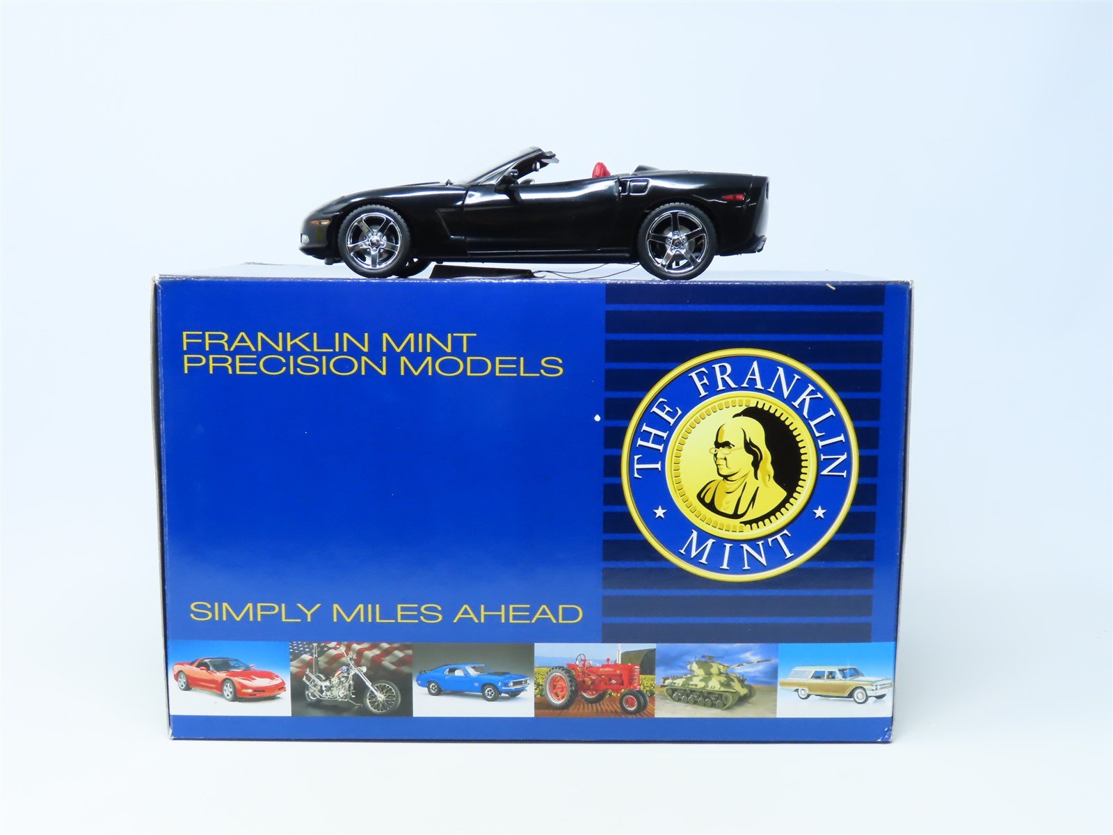 1/24 Scale Franklin Mint #B11E044 2005 Corvette C6 Convertible w/ COA